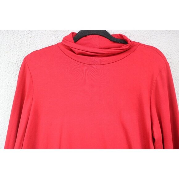 J.Jill Luxe Supime Shirttail Turtleneck Tunic-Size Large - Picture 2 of 8
